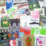 A collage of different zines