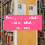 Sources - recognising reliable and unreliable sources (VLE)