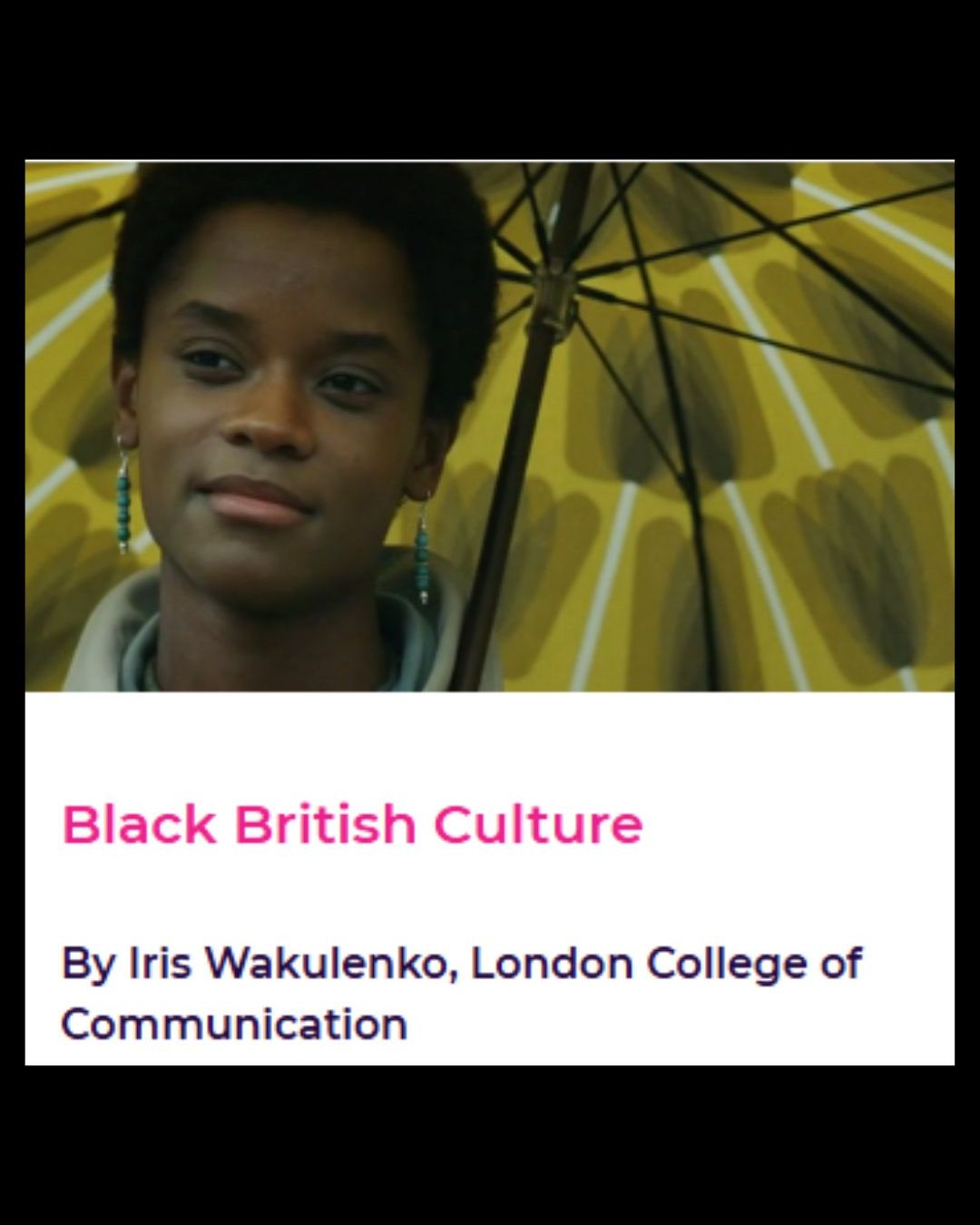 Black British Culture